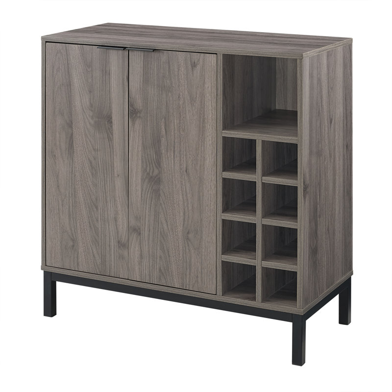 Wadlington Solid Wood Accent Chest, Slate Grey