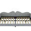 Lit de jour rembourré, canapé-lit en tissu sherpa avec dossier en forme de nuage, aucun sommier nécessaire-327572961-327572966