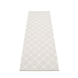 Rex Geometric Area Rug in Fossil Gray/Ivory