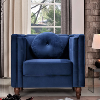 Everhart Velvet Armchair
