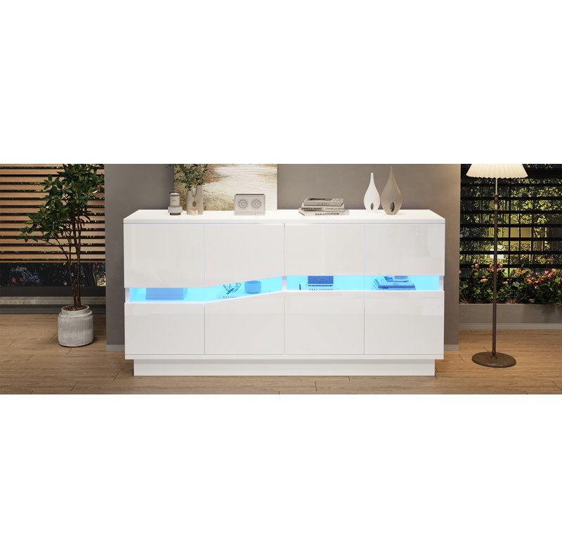 Acrylic Rectangle Accent Cabinet