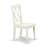 3 Piece Dining Table Set for Small Spaces Contains a Round Dining Room Table with Pedestal and 2 Wood Seat Chairs, Linen White-492057207