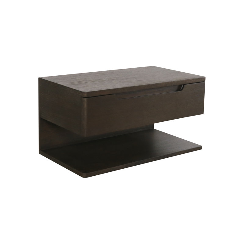 Jonah Floating Nightstand Dark Brown