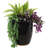 Captivating Vista 11.5" x 11.5" x 14" Round Ceramic Planter 2-Count - Obsidian-980870272-980870302