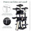 Lima Pet Heavy Duty Carpet 68 Inch Multi-Level Cat Tree Condos and Scratching Posts Included-331331324