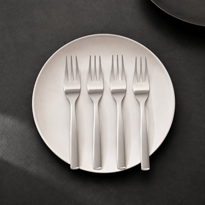 BergHOFF Leo Pure 18/10 Stainless Steel 4pc Cake Fork Set, 6"