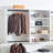 Devi White Wall Mounted Wood Closet System-2032314408