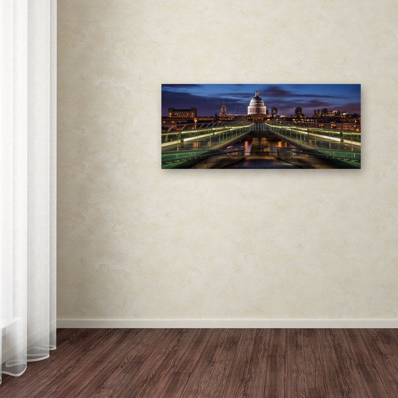 Symmetries of London Black and White Canvas Art