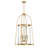 Rosedale 4-Light Hubbs in Warm Brass-1346154071