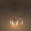 Lustre suspendu avec abat-jour en verre transparent-585640423
