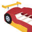 Lit plateforme simple avec roulettes-2124347012
