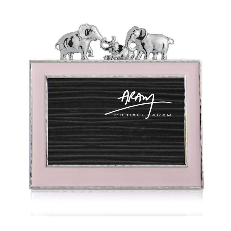 Elephant Frame 4x6, Pink