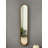 Decorative Rubber Frame Mirror With Elongated Oval Frame