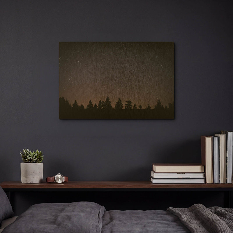 « Étoiles du crépuscule », une œuvre d'art murale en métal doré par la NASA Space Photos, 40,6 x 30,5 cm, 16"x12"