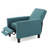 Cantalupo 26.75" W Manual Push Back Upholstered Club Recliner-1273087563