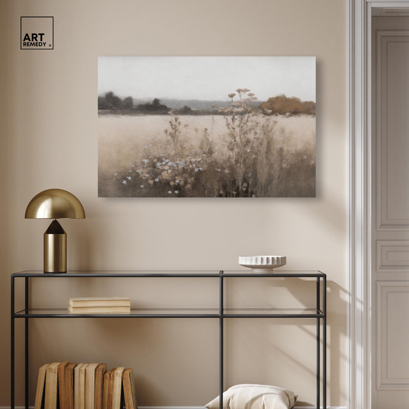 "Distant Grove", art mural sur toile , Toile tendue, H 24 po x l 36 po