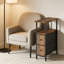 40cm W Metal Bedside Table