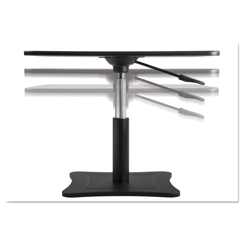 21'' H x 15.75'' W Laptop Cart, Black