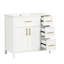 Ensemble de meuble-lavabo simple 36 po avec plateau en céramique Thressie