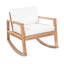 Chaise berçante d'extérieur en bois d'acacia Elira-126172375