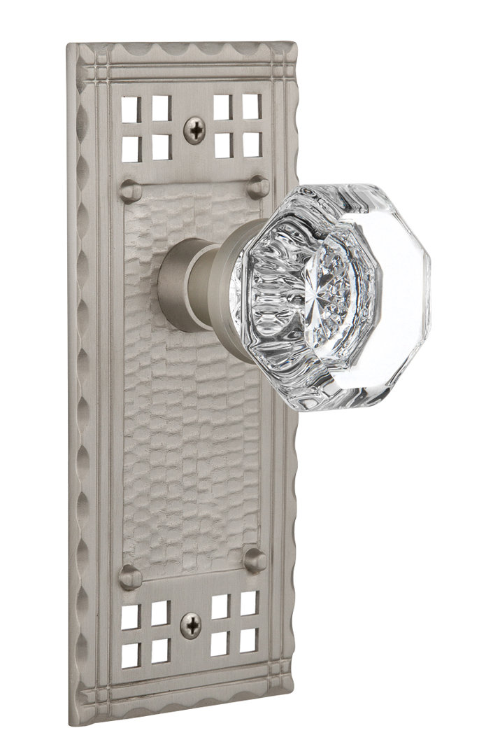 Craftsman Plate with Waldorf Door Knob Nostalgic Warehouse