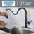 Single Handle Pull Down Sprayer Kitchen Faucet With 3-Spray Modes In Spot Free Stainless Steel-110975876