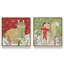 Cozy Christmas Kitty, ensemble de 2 impressions sur toile-145439353-145439345-145439242