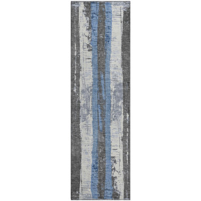 Premium Machine Washable Crestover AMF1872 Stripes Rug