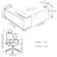 Bureau de fabrication en bois manufacturé durable-30728647