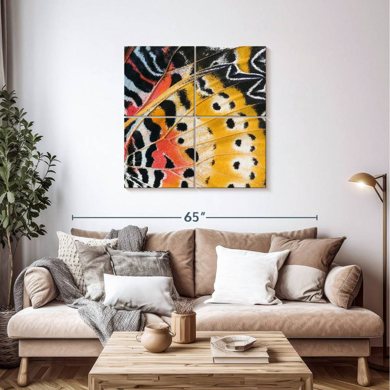 Brampt Monarch Butterfly Wing, 38" H x 38" W