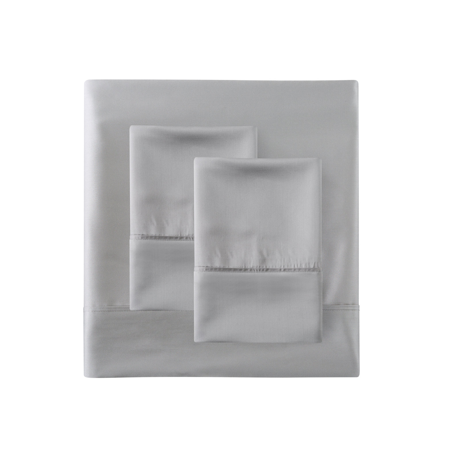Canali Sateen Sheet Set, Queen, Light Gray