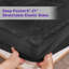 Housse de protection antidérapante pour matelas en relief-1447540193