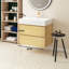 Ensemble de meuble-lavabo simple 30 po avec plateau Louka-2120348505-2120348486