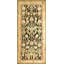 Tapis brun et brun à motif tribal Karabagh