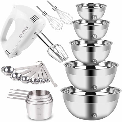 5 Piece Nested Mixing Bowl Set