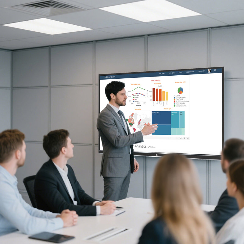 Tableau blanc tactile interactif tout-en-un JYXCN 4K avec système double et partage de nuage Parfait pour la salle de classe, le bureau et les présentations?