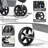 Foldable Pet Stroller, 3 Wheels Folding Carrier Jogger Stroller for Dogs Cats with Canopy and DIY Stickers-111302527