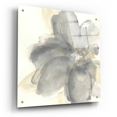 Floral gris I par Chris Paschke - impression sans cadre