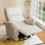 Fauteuil inclinable manuel berçant rembourré