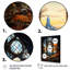 Orange Church Window Floral Blooms - Coastal Windows Wall Art-414714266-414714343