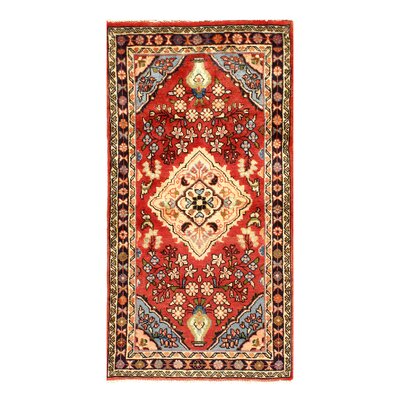 One-of-a-Kind Hand-Knotted Lilian Red/Beige/Brown 2'4"" x 4'6"" Wool Area Rug -  Pasargad NY, D10820a