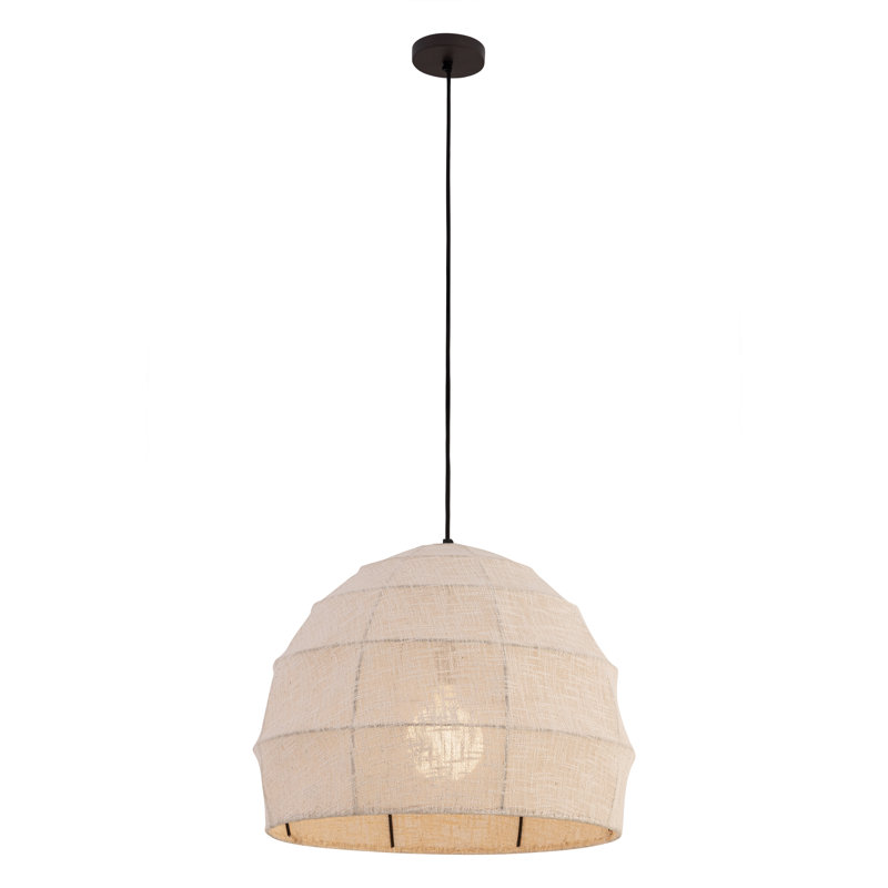 Luminaire suspendu 1 lumière Lunel 24 "