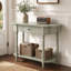 Console d'entrée classique avec pieds fuselés et espace de rangement Classic-1563434708
