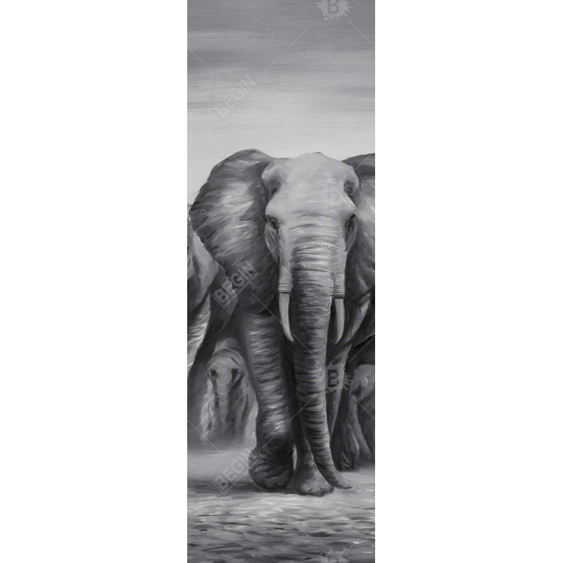 «Herd Of Elephants» sur toile