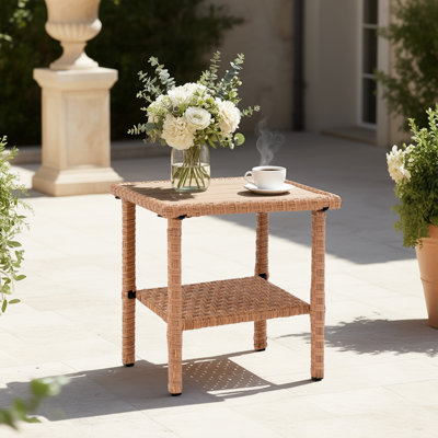 Outdoor Rattan Side Table
