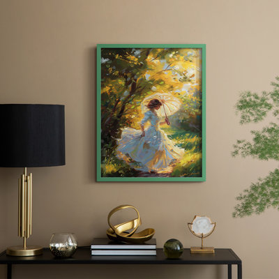 «WOMEN Series DCCCLII», reproduction encadrée - bois massif