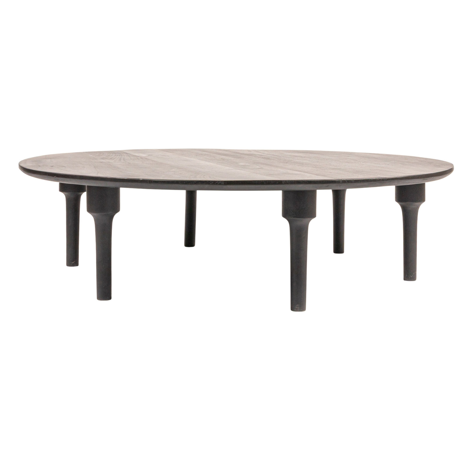 Oversized Round Mango Wood Coffee Table