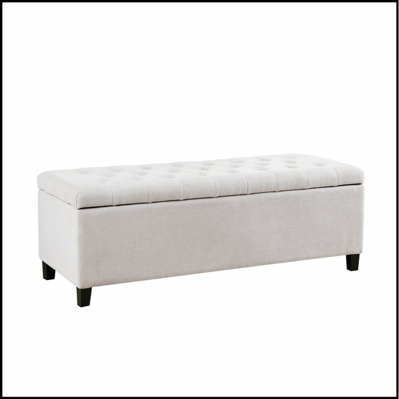 Tufted Top Soft-Close Storage Bench