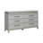 Oxford Queen Upholstered Bed, Dresser & Mirror Bedroom Set w/ LED Lighting-532842360