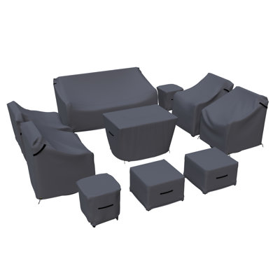 Layinsun Outdoor Conversation Set Group Seating Patio Furniture Covers by Hokku Designs